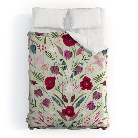 Iveta Abolina Poppy Meadow II Comforter