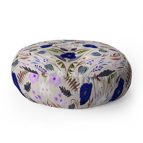 Iveta Abolina Poppy Meadow III Floor Pillow Round