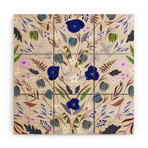 Iveta Abolina Poppy Meadow III Wood Wall Mural