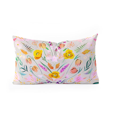 Iveta Abolina Poppy Meadow IV Oblong Throw Pillow