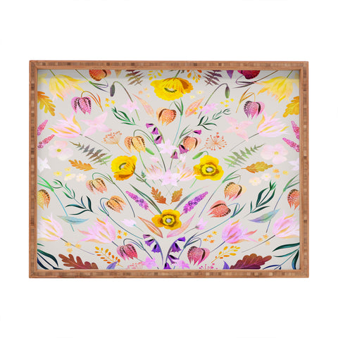 Iveta Abolina Poppy Meadow IV Rectangular Tray