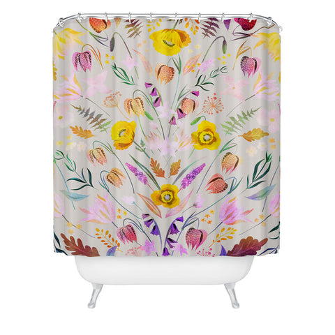 Iveta Abolina Poppy Meadow IV Shower Curtain