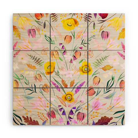 Iveta Abolina Poppy Meadow IV Wood Wall Mural