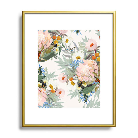 Iveta Abolina Protea Emmaline Metal Framed Art Print