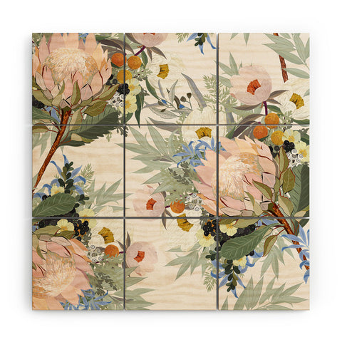 Iveta Abolina Protea Emmaline Wood Wall Mural