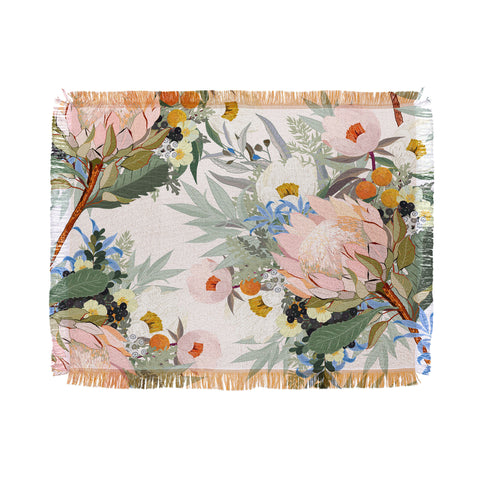 Iveta Abolina Protea Emmaline Throw Blanket