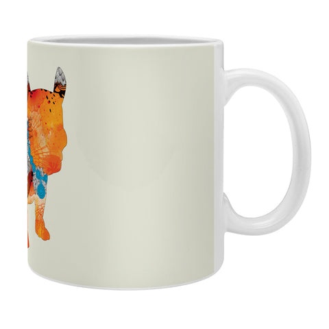 Iveta Abolina Puppy Frenchie Coffee Mug