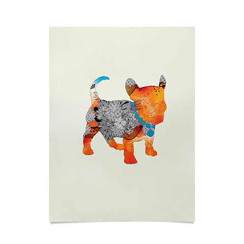 Iveta Abolina Puppy Frenchie Poster