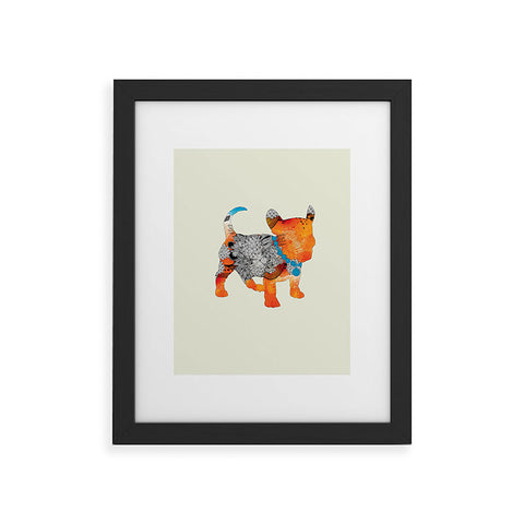 Iveta Abolina Puppy Frenchie Framed Art Print