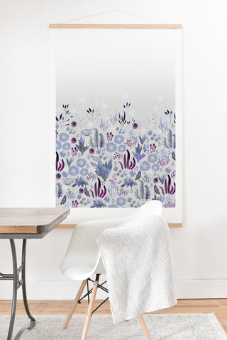 Iveta Abolina Purple Fields Art Print And Hanger