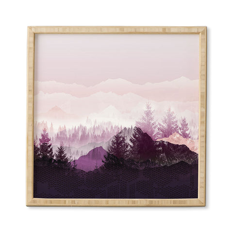 Iveta Abolina Purple Horizon Framed Wall Art