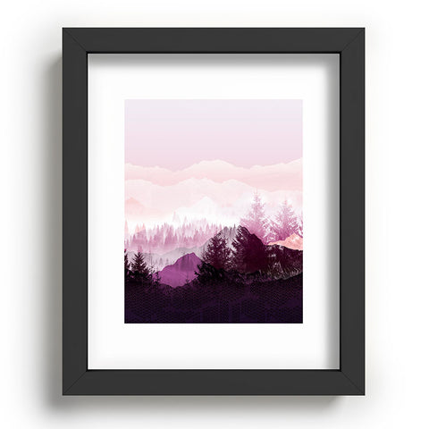 Iveta Abolina Purple Horizon Recessed Framing Rectangle