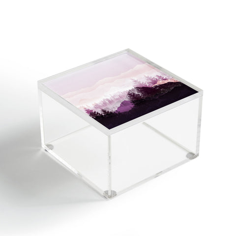 Iveta Abolina Purple Horizon Acrylic Box
