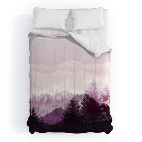 Iveta Abolina Purple Horizon Comforter