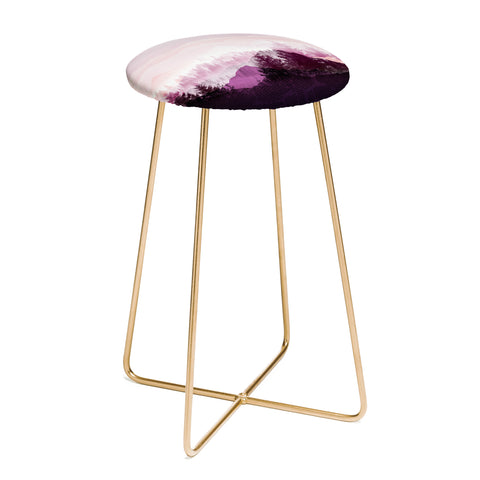 Iveta Abolina Purple Horizon Counter Stool