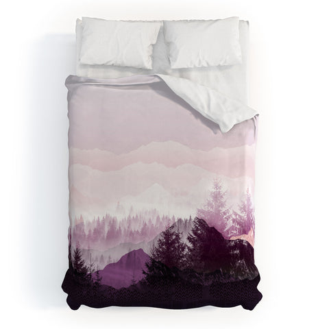 Iveta Abolina Purple Horizon Duvet Cover