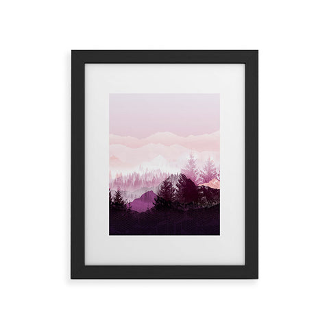 Iveta Abolina Purple Horizon Framed Art Print
