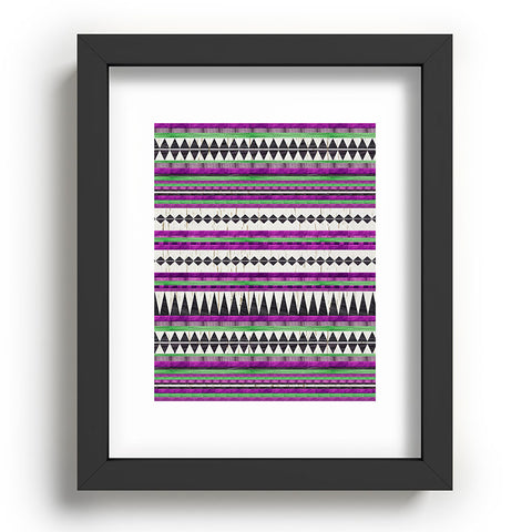 Iveta Abolina Purple Navajo Recessed Framing Rectangle