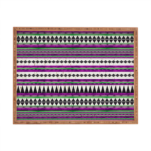 Iveta Abolina Purple Navajo Rectangular Tray