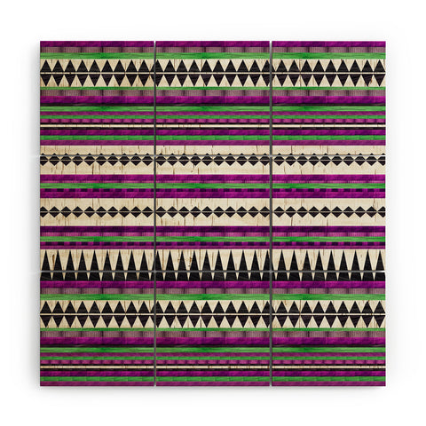 Iveta Abolina Purple Navajo Wood Wall Mural