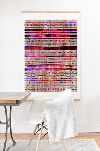 Iveta Abolina Purple Nebula Art Print And Hanger