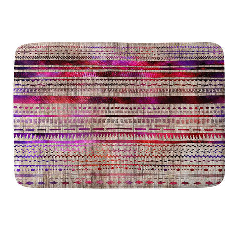 Iveta Abolina Purple Nebula Memory Foam Bath Mat