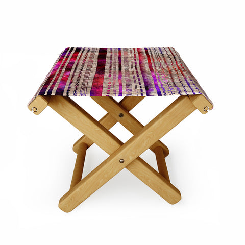Iveta Abolina Purple Nebula Folding Stool
