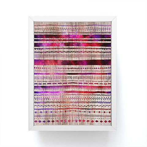 Iveta Abolina Purple Nebula Framed Mini Art Print