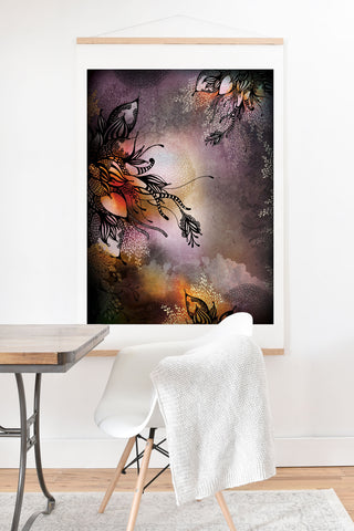 Iveta Abolina Purple Storm Art Print And Hanger