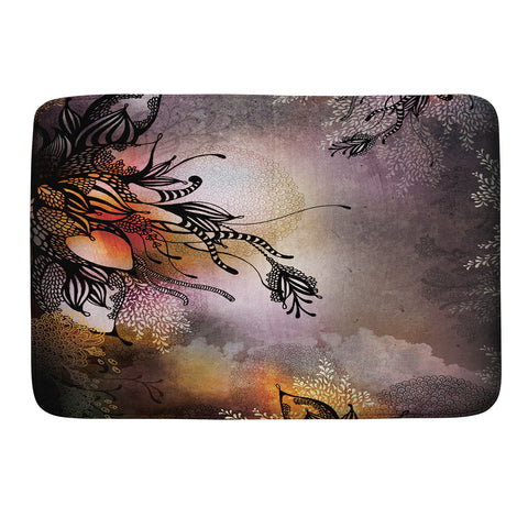 Iveta Abolina Purple Storm Memory Foam Bath Mat