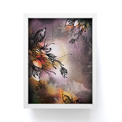 Iveta Abolina Purple Storm Framed Mini Art Print
