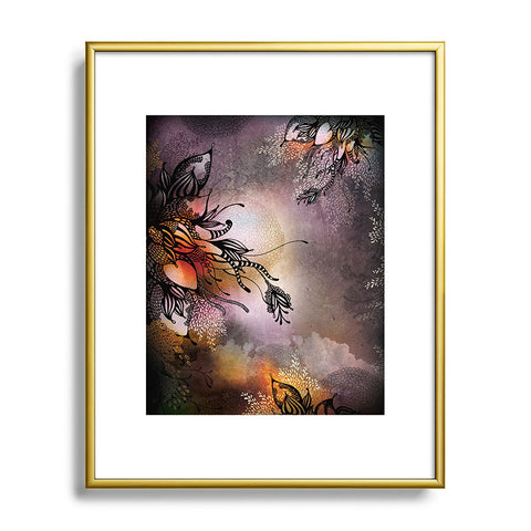 Iveta Abolina Purple Storm Metal Framed Art Print