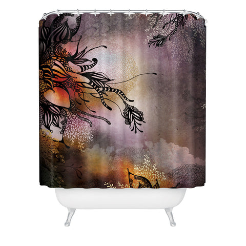 Iveta Abolina Purple Storm Shower Curtain