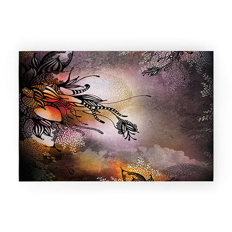 Iveta Abolina Purple Storm Welcome Mat