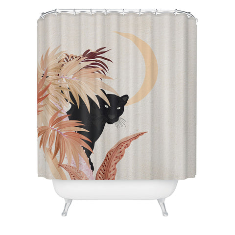 Iveta Abolina Raffi Moon Shower Curtain