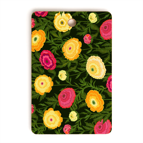 Iveta Abolina Ranunculus Love Cutting Board Rectangle