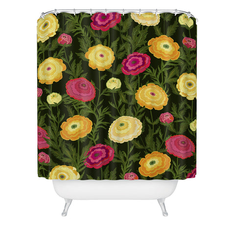 Iveta Abolina Ranunculus Love Shower Curtain