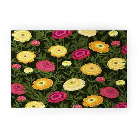 Iveta Abolina Ranunculus Love Welcome Mat
