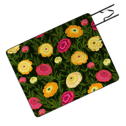 Iveta Abolina Ranunculus Love Picnic Blanket
