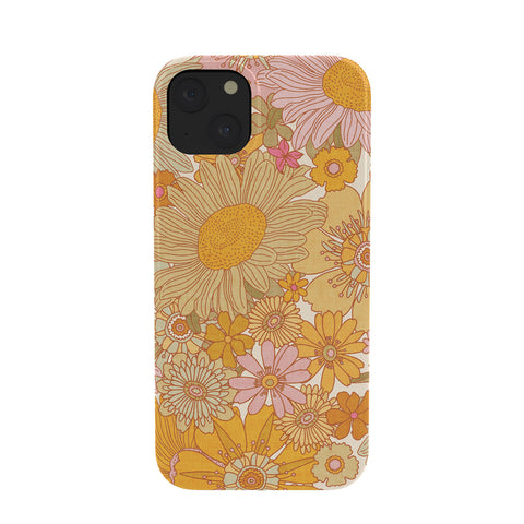 Iveta Abolina Retro Florals 70s Cream Phone Case