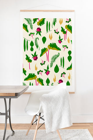 Iveta Abolina Rhubarb Garden Art Print And Hanger