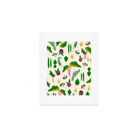 Iveta Abolina Rhubarb Garden Art Print