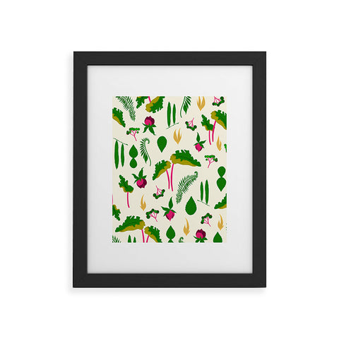 Iveta Abolina Rhubarb Garden Framed Art Print