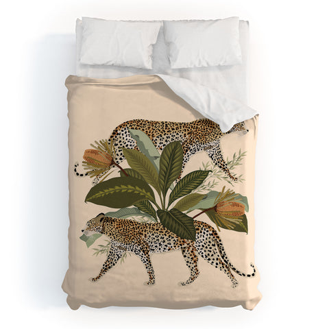 Iveta Abolina Risette Cheetah Light Duvet Cover