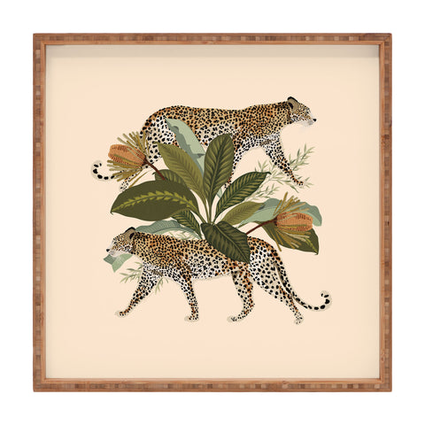 Iveta Abolina Risette Cheetah Light Square Tray