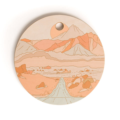 Iveta Abolina Roadtrip No 1 Cutting Board Round