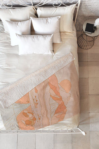 Iveta Abolina Roadtrip No 1 Fleece Throw Blanket