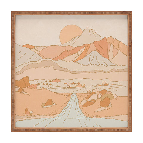 Iveta Abolina Roadtrip No 1 Square Tray