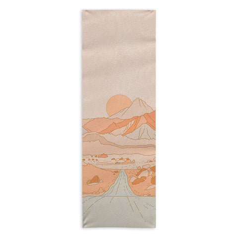 Iveta Abolina Roadtrip No 1 Yoga Towel