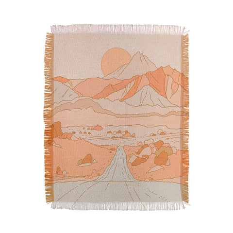 Iveta Abolina Roadtrip No 1 Throw Blanket